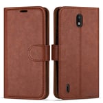 Case Collection Premium Leather Folio Cover for Nokia 1.3 Case (5.71") Magnetic Closure Full Protection Book Design Wallet Flip with [Card Slots] and [Kickstand] for Nokia 1.3 Phone Case