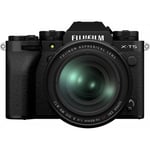 Fujifilm X-T5 -systemkamera + 16-80 mm objektiv, svart