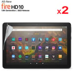 2x Screen Protectors for Amazon Fire HD 10 / HD 10 Kids 2023, 13th Generation