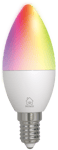 DELTACO – SMART HOME RGB-älylamppu, E14, C37, 2,4GHz, 4.9W, 470lm (SH-LE14C37RGB02)