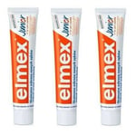 3 x Elmex Junior Toothpaste for children / kids 6-12 years