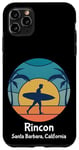 Coque pour iPhone 11 Pro Max Rincon Santa Barbara California Surf Vintage Surfer Beach