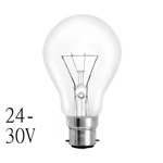 Lågvoltslampa B22d 60W 24-30V