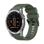 Garmin Epix Gen 2 22mm Klokkerem i silikon, 22mm - Grønn