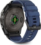 Tech-Protect Tech-Protect Nylon Classic Garmin Fenix 5X / 5X Plus / 6X / 6X Pro / 7X / 8 (51 Mm) Navy Blue