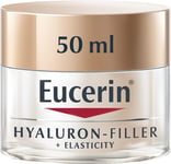 Eucerin Hyaluron-Filler + Elasticity Night Cream Plumps up Deep Wrinkles, Enhanc