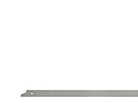 Snickarvinkel Stål 800 X 35 Mm - Gul Med Mätskena, Inv./Exv. Mätskala