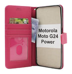 New Standcase Wallet Motorola Moto G24 Power (Hotpink)