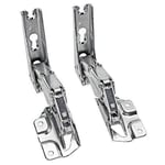 CDA Fridge Freezer Door Hinges Integrated Hettich Left Right Pair 3362 3363 5.0