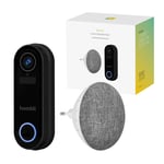 Hombli - Smart Doorbell 2 Promo Pack (Doorbell + Chime 2) Black