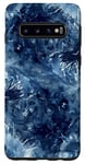Galaxy S10 Tie dye Pattern Blue Case