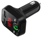 Bluetooth 4.1 / FM transmitter til bil - Sort