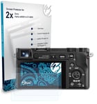 Bruni 2x Protective Film for Sony Alpha a6000 ILCE-6000 Screen Protector