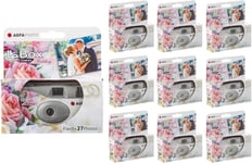10x Agfa LeBox WEDDING edition Disposable Camera + Flash 27exp SUC (UK) BNIP NEW