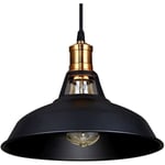 Vintage industriell pendellampa E27 LED-lampa Retro Cei