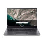 Acer Chromebook CB514-1W-54UU i5-1135G7 35,6 cm (14 ) Full HD Intel® Core? i5 8 Go LPDDR4x-SDRAM 128 Go SSD Wi-Fi 6 (802.11ax) ChromeOS Gris - Neuf