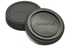 PROtastic Spare Replacement OM Body Cap & Rear Lens Cap For Olympus OM Cameras & Lens (BC-2 / LR-2)