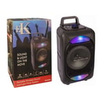 Easy Karaoke EK6000 Portable Bluetooth Karaoke Speaker With Wired Microphone
