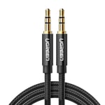 Ugreen Ljudkabel 2 x Minijack 3.5 mm 2m - Svart