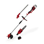 Einhell Power X-Change 36V Cordless Garden Multi Tool - 4-in-1 Long Reach Hedge Trimmer, Chainsaw, Strimmer & Brush Cutter - GE-LM 36/4in1 Brushless Pole Mounted Multi-Tool (Battery Not Included)