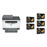 HP Home Office Printer Startup Pack Includes M234SDW Mono Laser MFP Printer & 2500 Sheets A4 Paper Scan / Copy - Automatic Document Feeder - Dual-band Wifi  with self-reset - Print up to 30 pages per minute - 2-sided printing