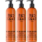 Bed Head by Tigi Colour Goddess Shampoo for Coloured Hair 400 ml X 3