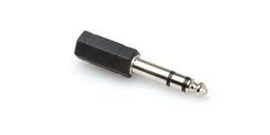 HOSA Adaptor, 3.5 mm TRS to 1/4 in TRS