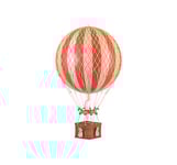 Jules Verne luftballong röd