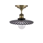 Globen Lighting Cobbler Ø25 plafond Rökfärgat glas