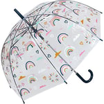 X-brella Parapluie dôme arc-en-ciel et cœurs