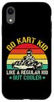 iPhone XR Funny Go Kart Racing Kids Boy Girl Karting Go Kart Racer Case
