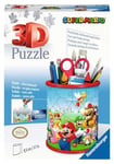 Ravensburger - Puzzle 3D Pot à Crayons - Super Mario - A partir de 6 ans - 54 pièces numérotées à assembler sans colle - Accessoires inclus - Hauteur 9,5 cm - 11255