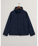 Gant Mens Raglan Jacket in Blue - Size Small