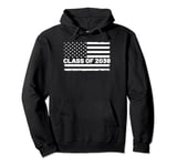 USA Flag Class of 2038 Grow With Me Back To School Pullover Hoodie