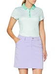 Footjoy Women's Cap Sleeve Micro Interlock Dot Print Shirt Polo Femme, Vert, L