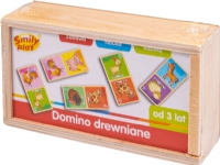 Smily Play Domino-spel med djur i trä Smily Play
