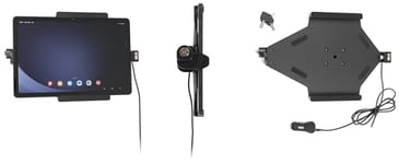 Brodit Support d'appareil 752389 - Fabriqué en Suède - avec Fonction de Charge pour Tablette Samsung Galaxy Tab A9+ 11 SM-X210/SM-X215 LTE/SM-X216 5G
