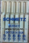 Schmetz (23E28) Nåler JERSEY H SUK 2x70, 2x80, 1x90 5-pakk SCHMETZ